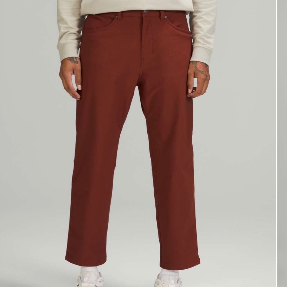 Lululemon Relaxed Fit Crop Cord Pants - Men's Size 32 - Brown